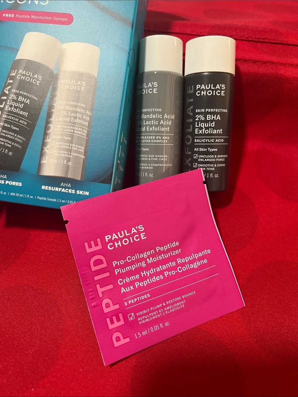 Paula's Choice C15 Super Booster+ FREE Travel size exfoliants+Eye serums+sprayer